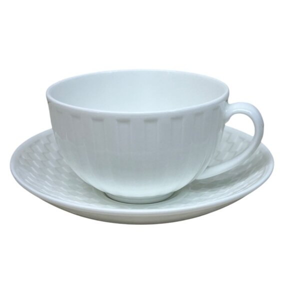 Wedgwood Night and Day Bone China Cup and Saucer Set England 5 7/8" - Picture 2 of 9